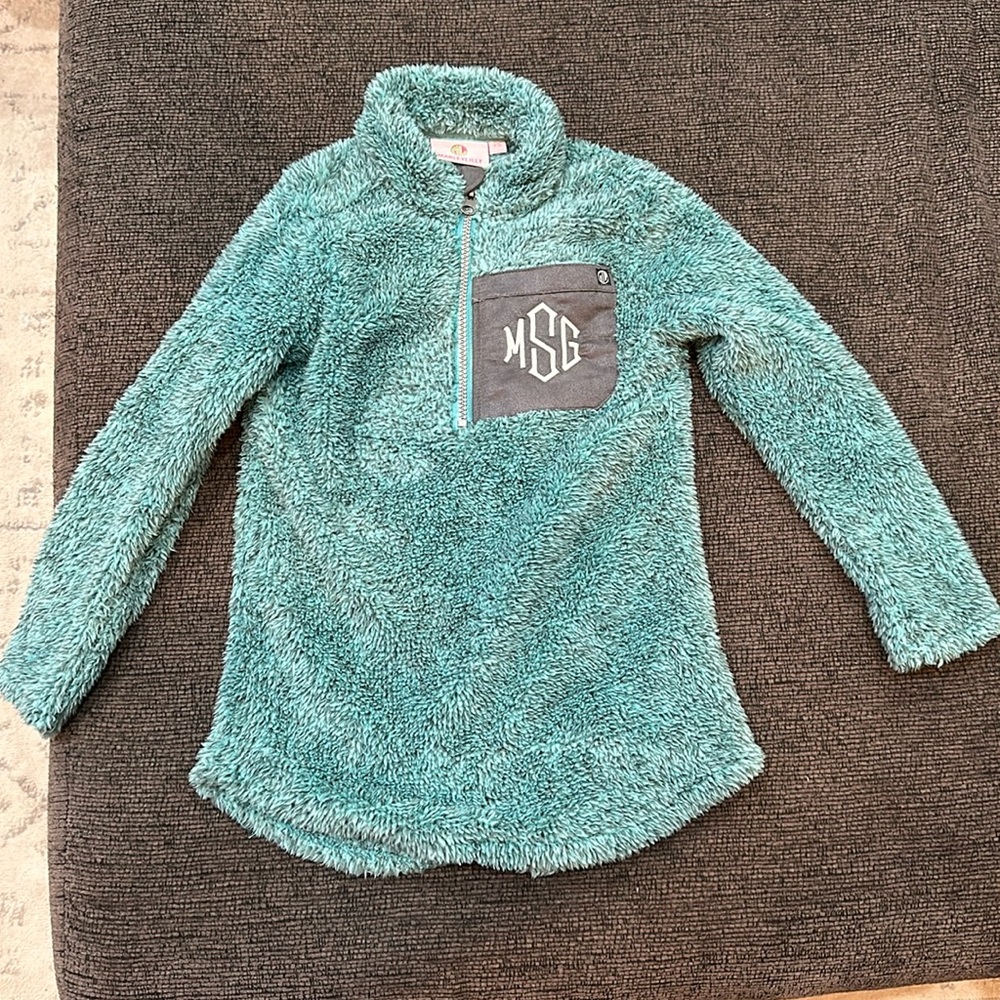 Monogrammed Marleylilly fleece - youth small - MGS